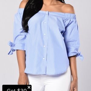 NWT Sea Level Top By Fashion Nova